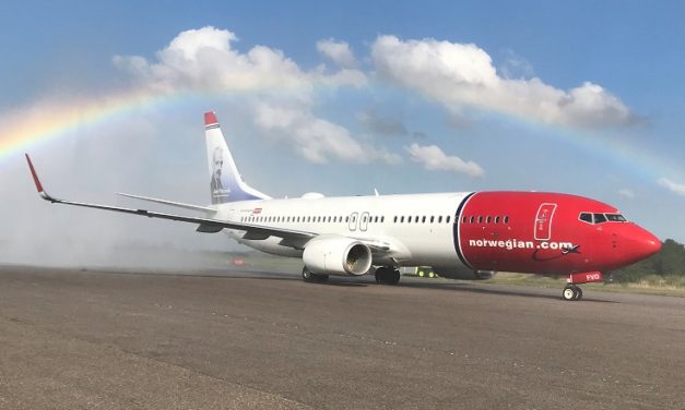 AA2000 recibió el primer avión de Norwegian en Argentina