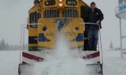 EL TREN PATAGÓNICO FUE EL ÚNICO QUE «SUPERÓ» EL TEMPORAL DE NIEVE