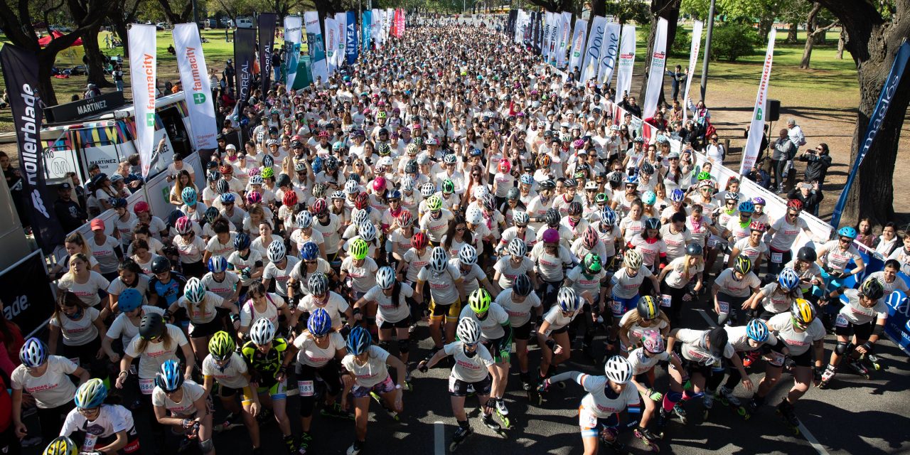 Más de 3.000 mujeres participaron de la 8va edición de Chicas en Rollers