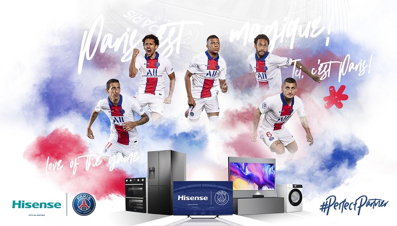 Hisense será el nuevo sponsor del Paris Saint-Germain a nivel global