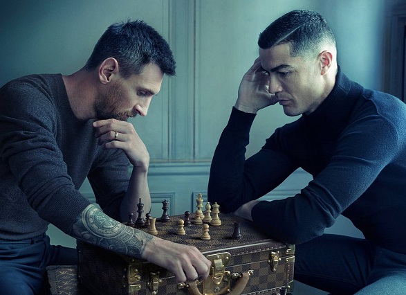 Messi y Ronaldo, juntos en una foto antes que comience el Mundial