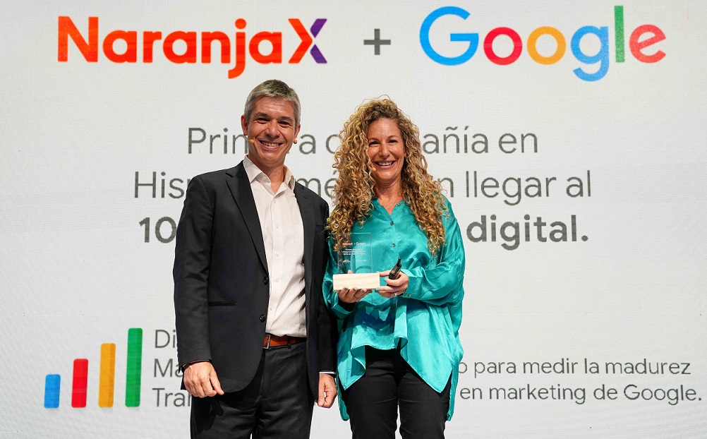 Naranja X alzanzó el 100% del Índice de Madurez Digital de Google