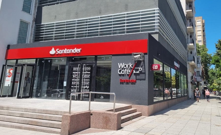 Santander inauguró un nuevo “Work Café” en Mar del Plata