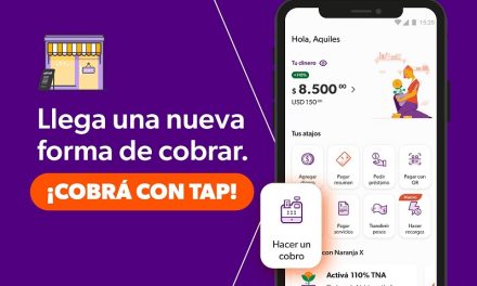 Naranja X lanzó Cobro Tap  para comercios de todo el país