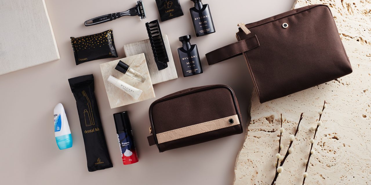 Emirates y Bulgari renuevan sus exclusivos amenity kits