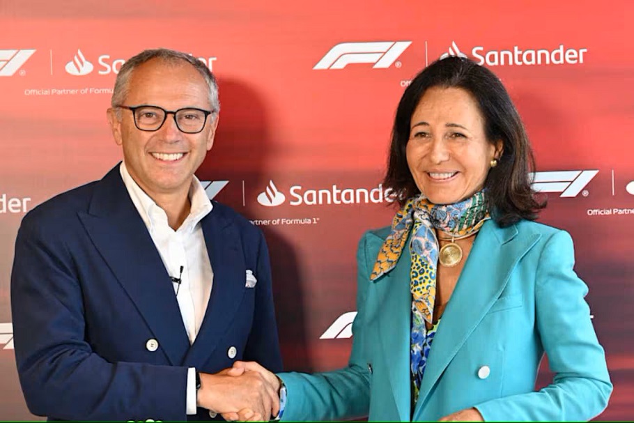 El Santander será patrocinador y banco oficial de la Fórmula Uno desde 2025