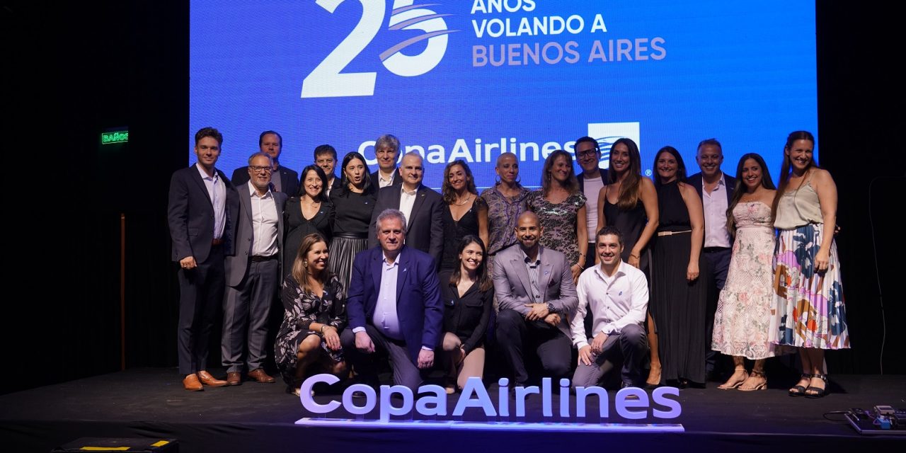 COPA AIRLINES CELEBRÓ 25 AÑOS VOLANDO A LA ARGENTINA