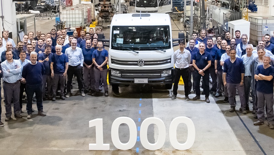 VW Argentina llegó a la unidad número 1.000 de camiones y buses 