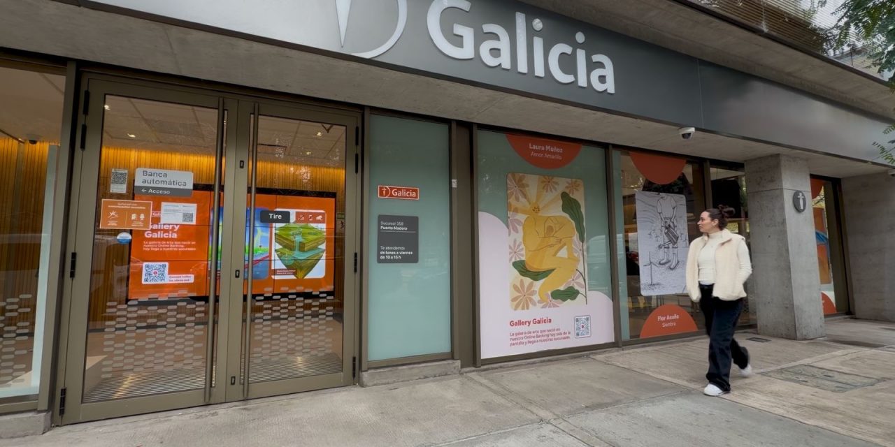 Galicia transforma su sucursal de Puerto Madero en un espacio de arte